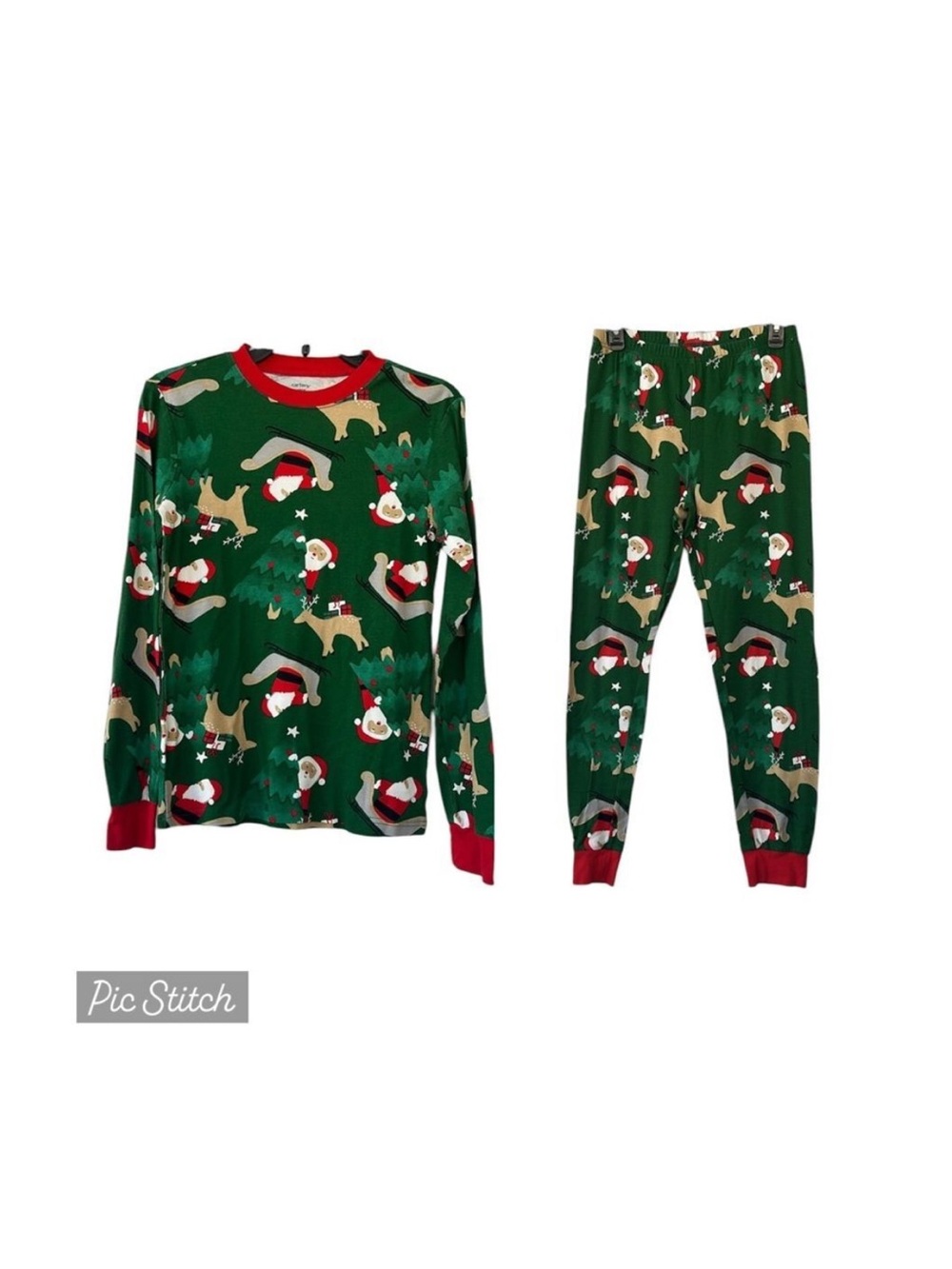 Carter’s Adult Santa PJ Pajama Set Family Matching NWOT Unisex Medium